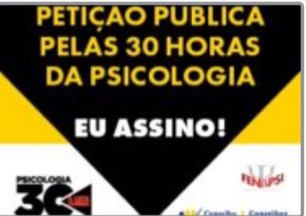 A Chapa 12 defende a Psicologia 30 Horas!